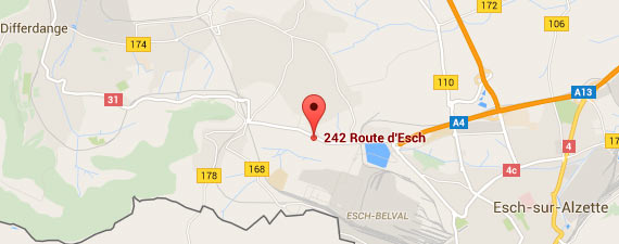 Google Map Crèche Belvaux